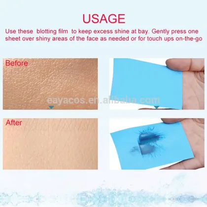China Factory Supplier Beauty Skin Care Products Natural Hemp Facial Tissue Oil Blotting Paper