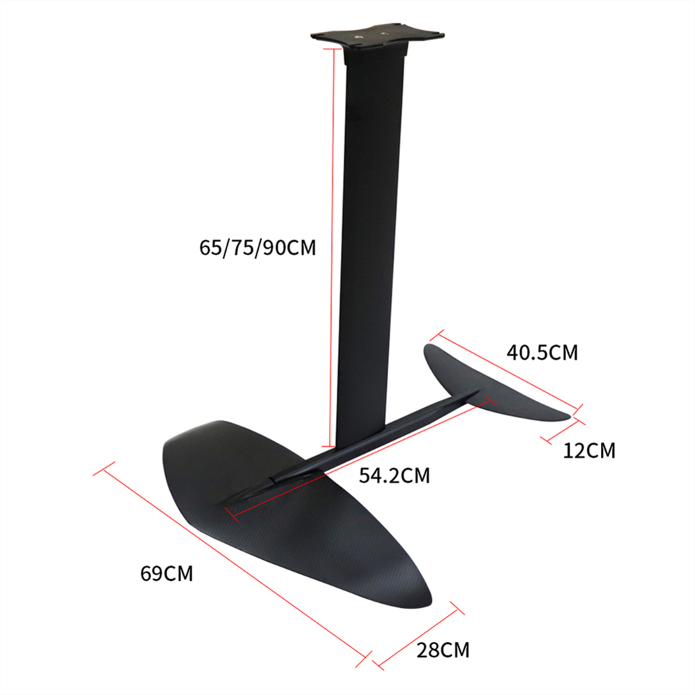 Light Weight Design Carbon Fiber Hydrofoil Aluminum Mast Hydrofoil