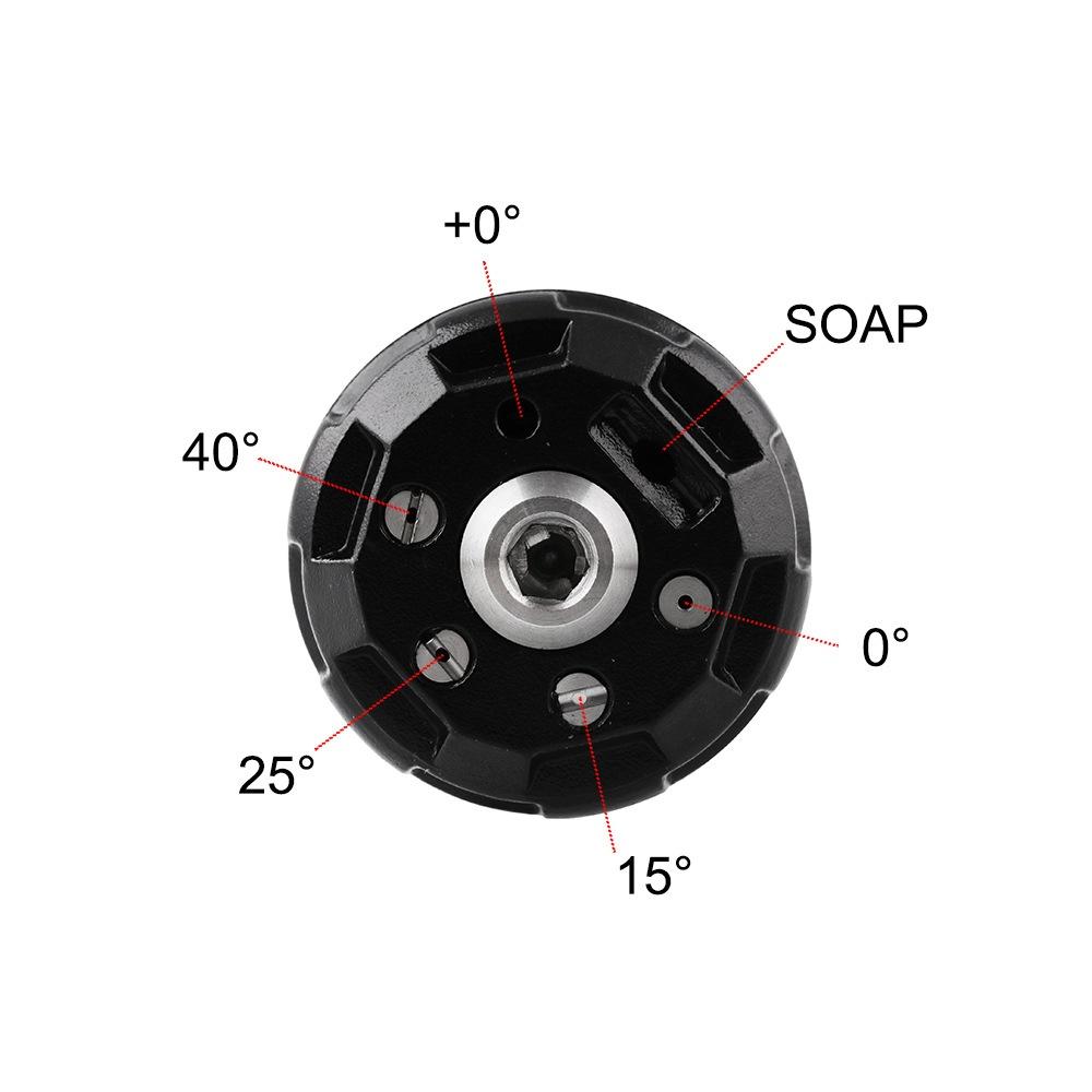 Druckwaschmaschine mit guter Qualität 6-in-1 Sprühdüsenspitze 1/4 Zoll Schnellanschluss 4000 psi