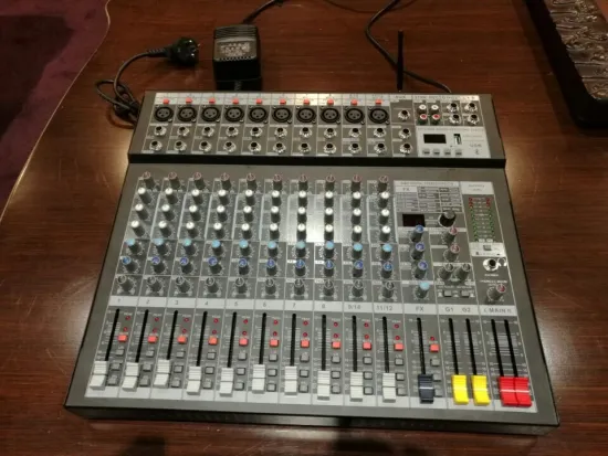 12 channels Bluetooth USB audio professional mixer console