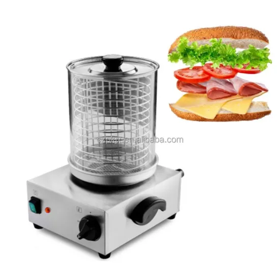 Commercial Hot Dog Steamer Warmer with Bread Heating Stick