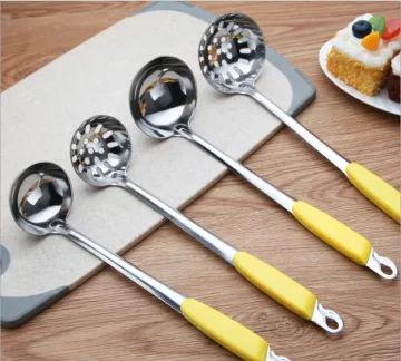 Stainless steel non magnetic Soup Ladle Slotted Spoon