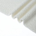 စင်ကြယ်သောအဖြူရောင်သိုးမွှေး polyester acrylic ရောစပ်ထည်ထည်