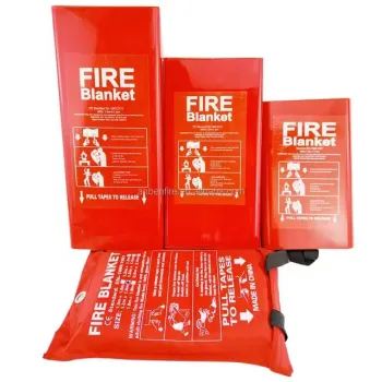 100% Fiberglass Fire Blanket for Home, Hotel, Car, and Kitchen Safety