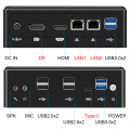 Mini PC Intel Core i7 7500U 8650U 8550U Computer Windows 10 2*DDR4 M.2 SSD DP Type-C 2*LAN WiFi 4K HTPC Micro Desktop NUC Minipc