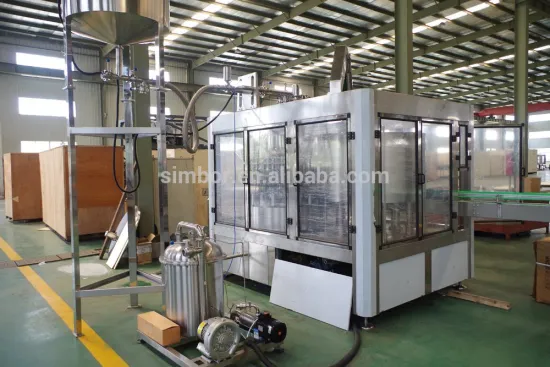 automatic glass bottle juice bottling plant