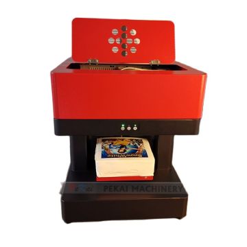 Automatic Inkjet Printer for Edible Ink - 4 Cups Cake Printing Machine