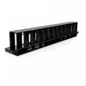 1U RJ45 Network Cable Management Rack - 12 Slots 24 Ports Organizer 632787