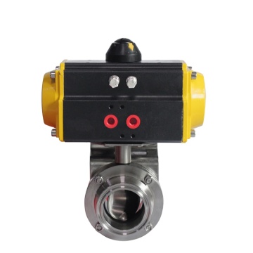 DN50 2 Inch Sanitary Stainless Steel Food Grade Pneumatic Actuator Butterfly Valve: Details and Applications