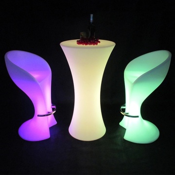 Nightclub Waterproof Led High Table And Chair