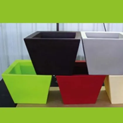 OEM Rotational flower pots, plastic flower pots by rotomoulding