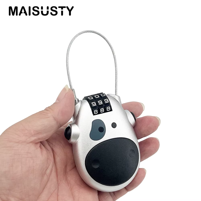 Мультфильм коровь кабель стальной пароль стальной кабель блокировка кабеля