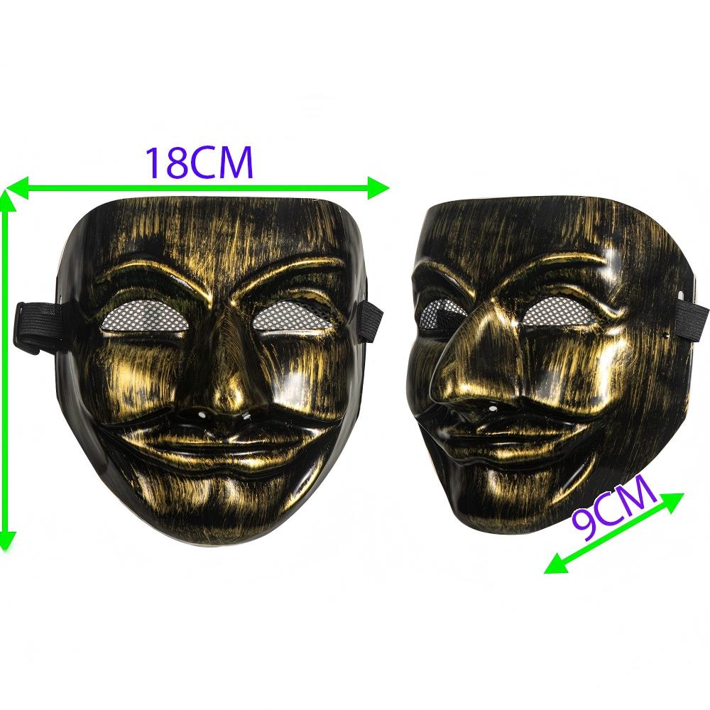 Scary Grimace V Vendetta Mask