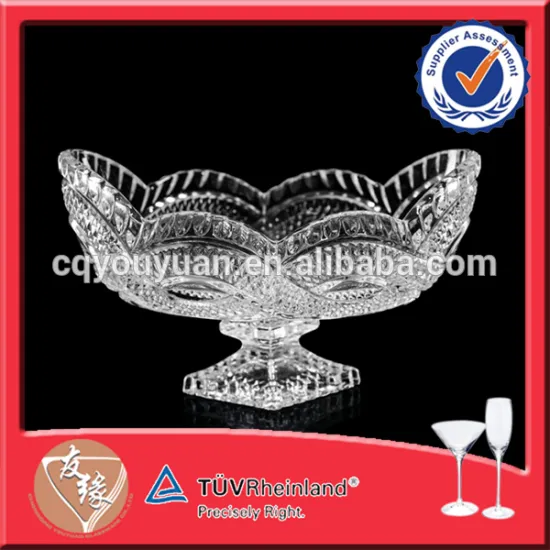 Cheap High Quality Clear Glass Pedestal Bowl
