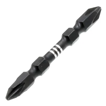 Double-Head Magnetic Hex Screwdriver Bit Set: PH2 Philip and Impact-Suitable S2 Steel