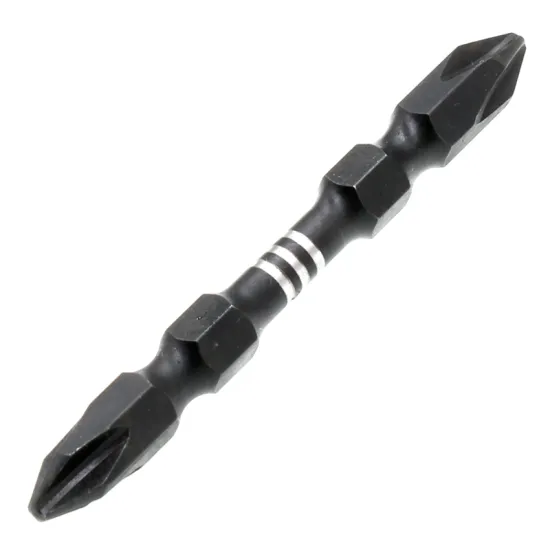 Double-Head Magnetic Hex Screwdriver Bit Set: PH2 Philip and Impact-Suitable S2 Steel