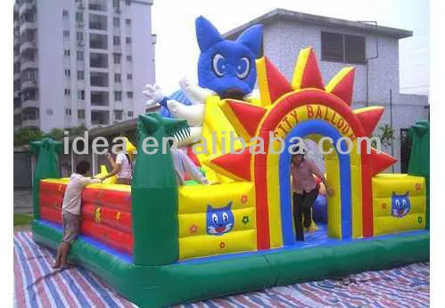 inflatable city for kids, outdoor playground, inflatables FN026