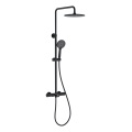 Two Function Brass Matte Black Color Digital Shower