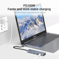 SD / TF PD Charge 6 Port Type-C HUB USB