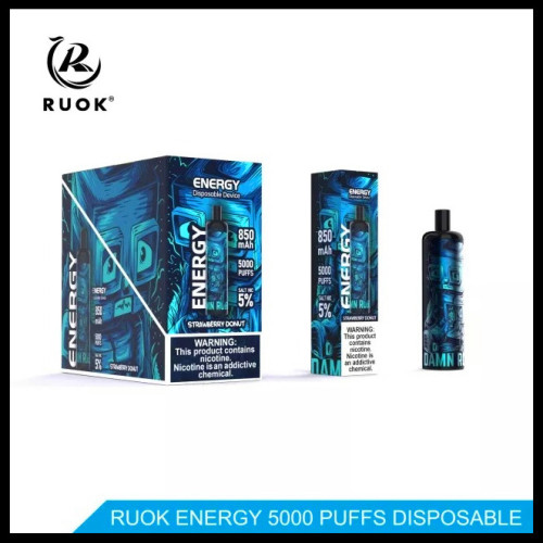 Itália Hot Sale Ruok Energy 5000 Puffs