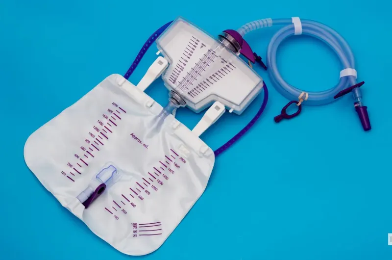 Urine Meter with 2600ml + 500ml Medical Drainage Bag