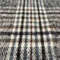 Tessuto a quadri in tweed per cappotto invernale