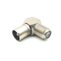 TV Coaxial Plug to F Female Connector Adaptor