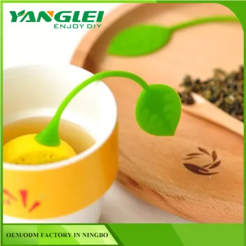 colorful tea strainer YL-246 lemon tea infuser silicone