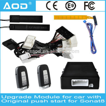 Two way car alarm upgrade module for car with original keyless start for Hyundai 8 Gen Sonata with GPS (Optional)