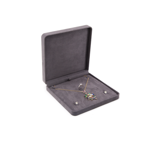 Custom Wholesale Gray Jewellery Packaging Box