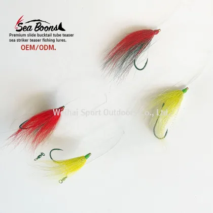 Custom Offshore Tackle: Bucktail Teasers and Saltwater Fishing Jigs