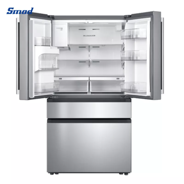 22.5 Cuft French Door E-Star Refrigerator with Water Dispenser