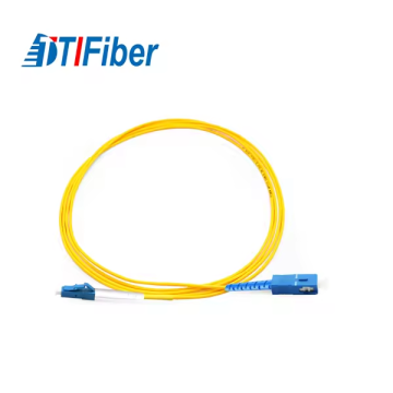 LC / UPC to SC / UPC Singlemode Simplex 2.00mm 2M PVC Jacket Fiber Optic Cable