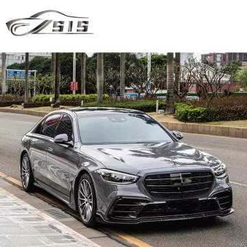 2021 S-Class W223 S400L S450L S500L Body Kit - Plastic Front Bumper, Rear Diffuser, Side Skirts, and Fender Flares