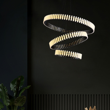 Минималистская люстра художественная скандинавская креативная подвесная лампа