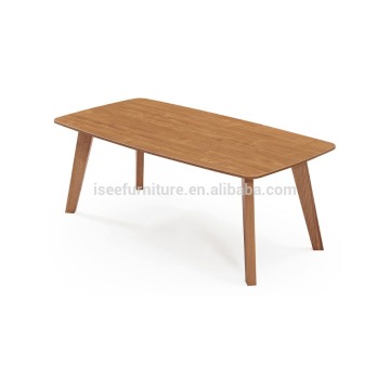 Generous and elegant style modern design wooden tea table coffee table solid wood legs ID3034
