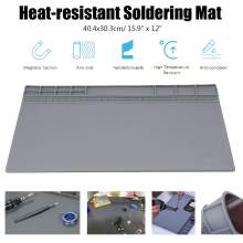 Working Silicon Soldering Mat Heat resistant Soldering Station Repair Heat Insulation Pad Insulator Pad Maintenance Platform