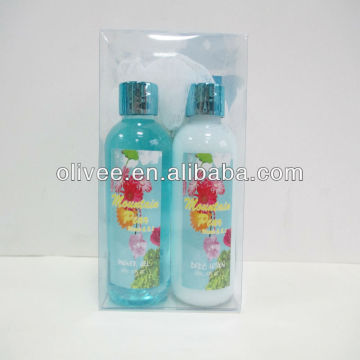 Shower gel and body lotion moisturize skin care sets
