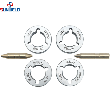 XL087132 Комплект 4 задвижващи ролки.023''-0.25''/0.6mm V-нарезен