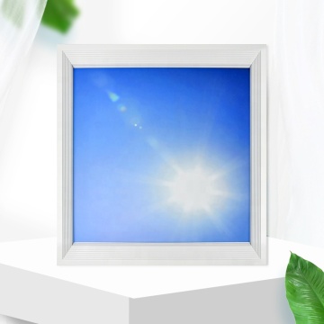 High Quality Smart Remote Control 600x600mm Sky Blue LED Ceiling Panel Lamp
