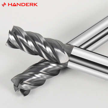 Professional Handerk OEM Tungsten Carbide Corner Radius Milling Cutters Set for CNC Tools - HRC 55/65/70, Corner R End Mills