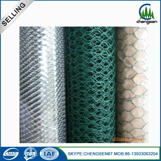 PVC Coated Hexagonal Weaving Wire Netting