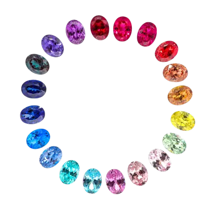 Wholesale Paraiba Sapphire Color Gemstone Strands Egg Oval Multi