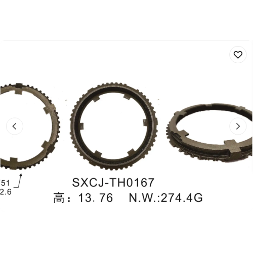 Aangepaste hoogwaardige koperen ring voor Chinese auto JS130T-1701186S Fast Transmission versnellingsbakonderdelen