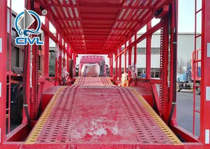 Two axle Car Carrier Semi-trailer