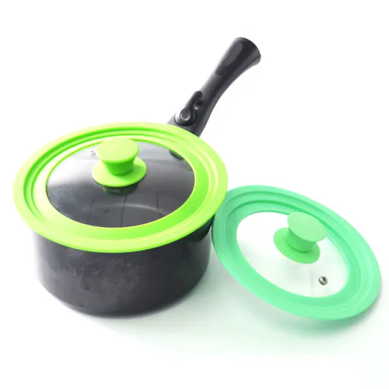 HYRI Hot Pan Lids: Flexible Silicone Covers for Universal Pot Fit