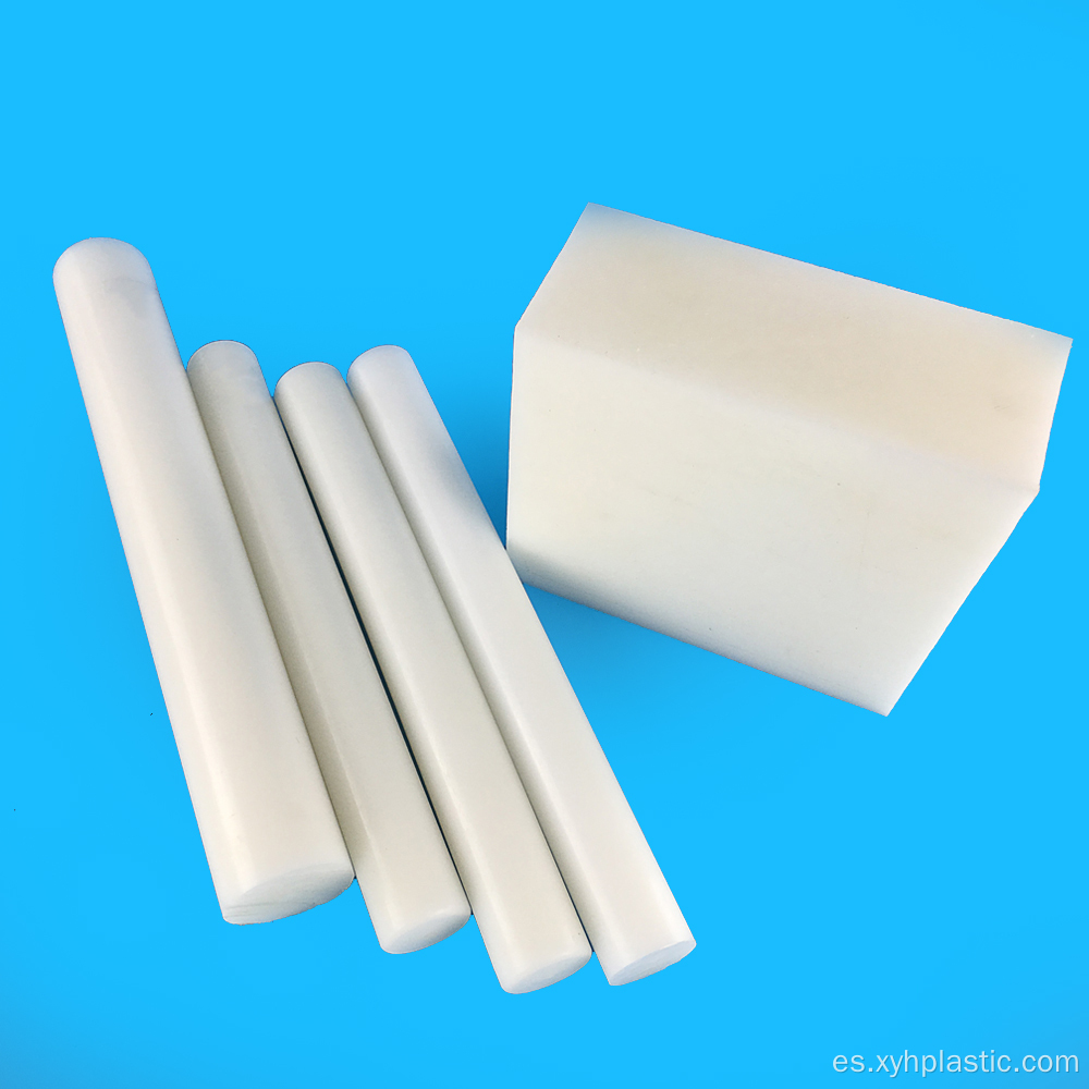 Barra redonda cilíndrica de plástico acetal POM