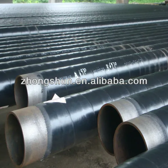 SSAW API 5L x42 line pipe with 2PE coating