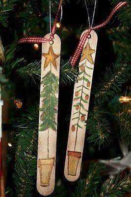 christmas decorative china wood ice cream stick play stick direct supplier