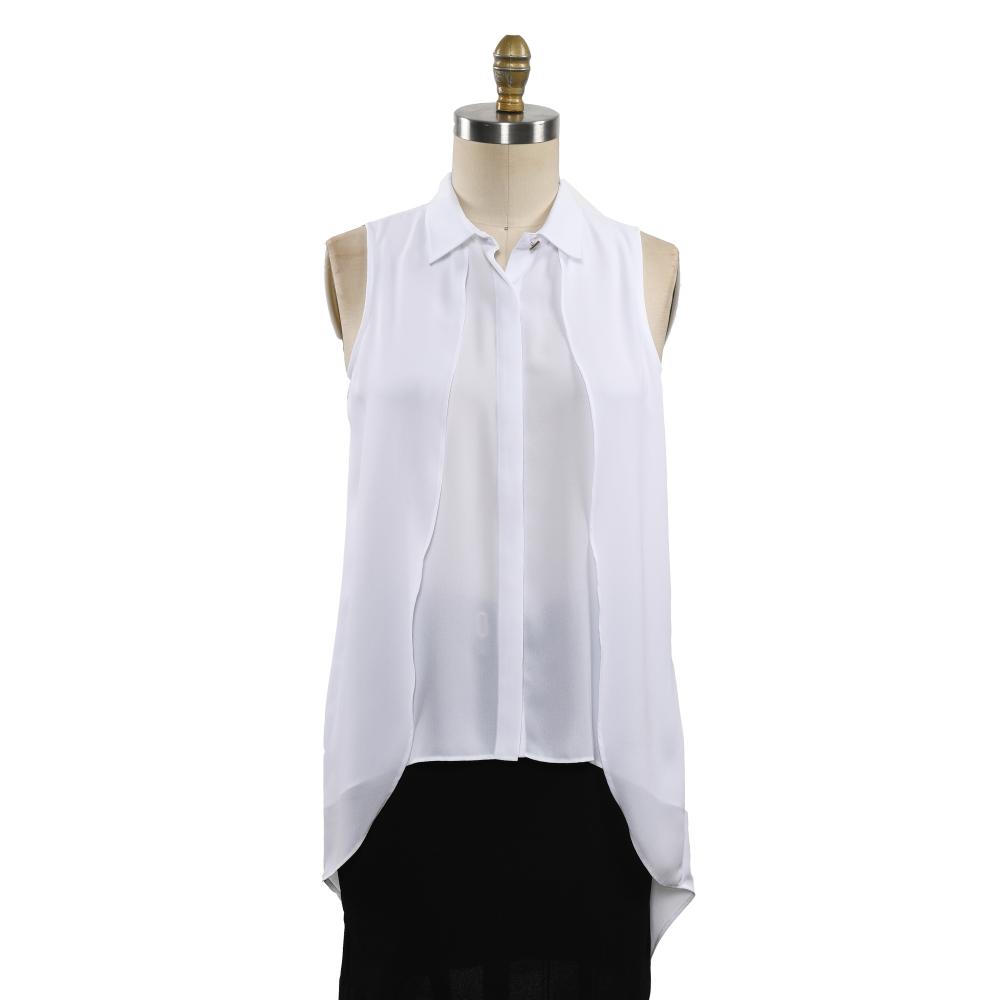 ladies white sleeveless 